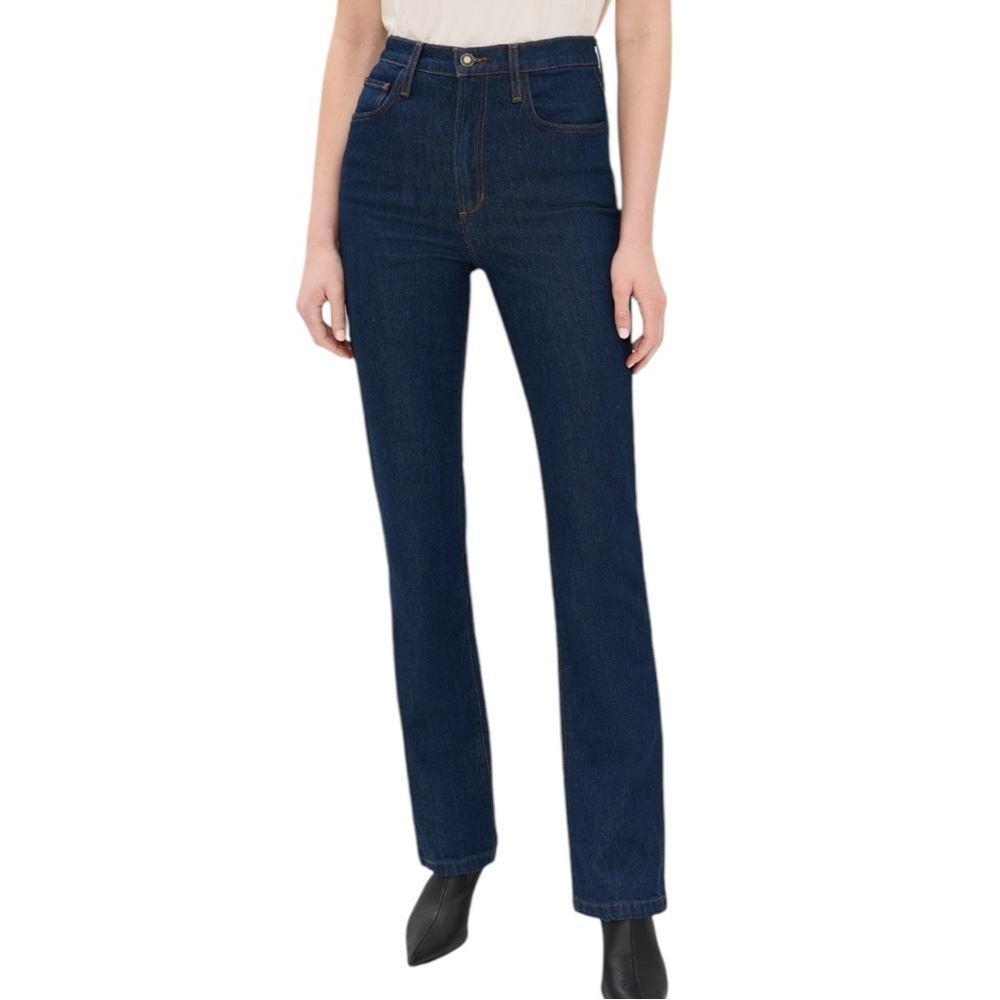 Favorite Daughter Dark Blue Bootcut Jeans